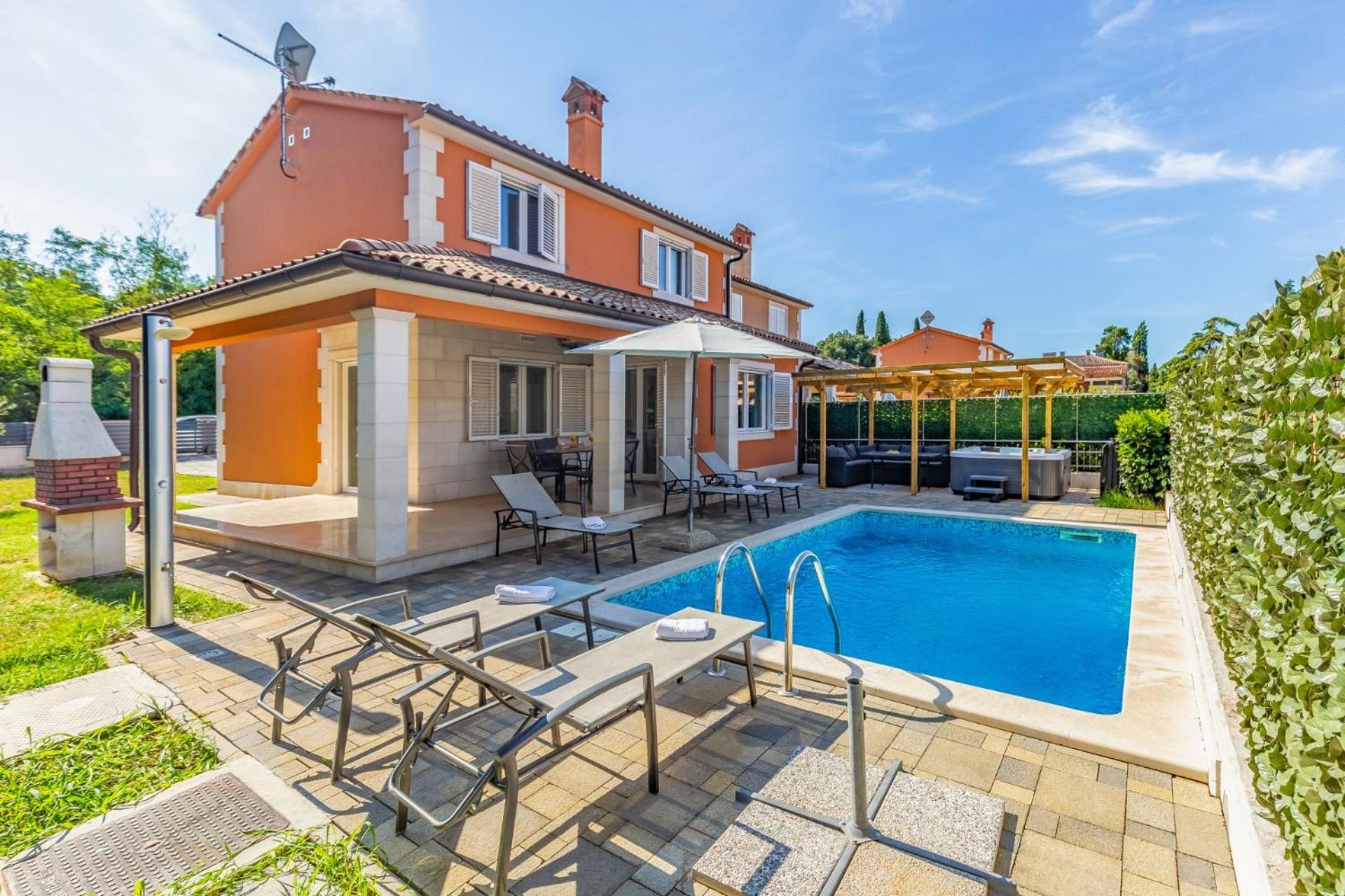 Villas Lotus With Pool And Jacuzzi PUY Eksteriør bilde
